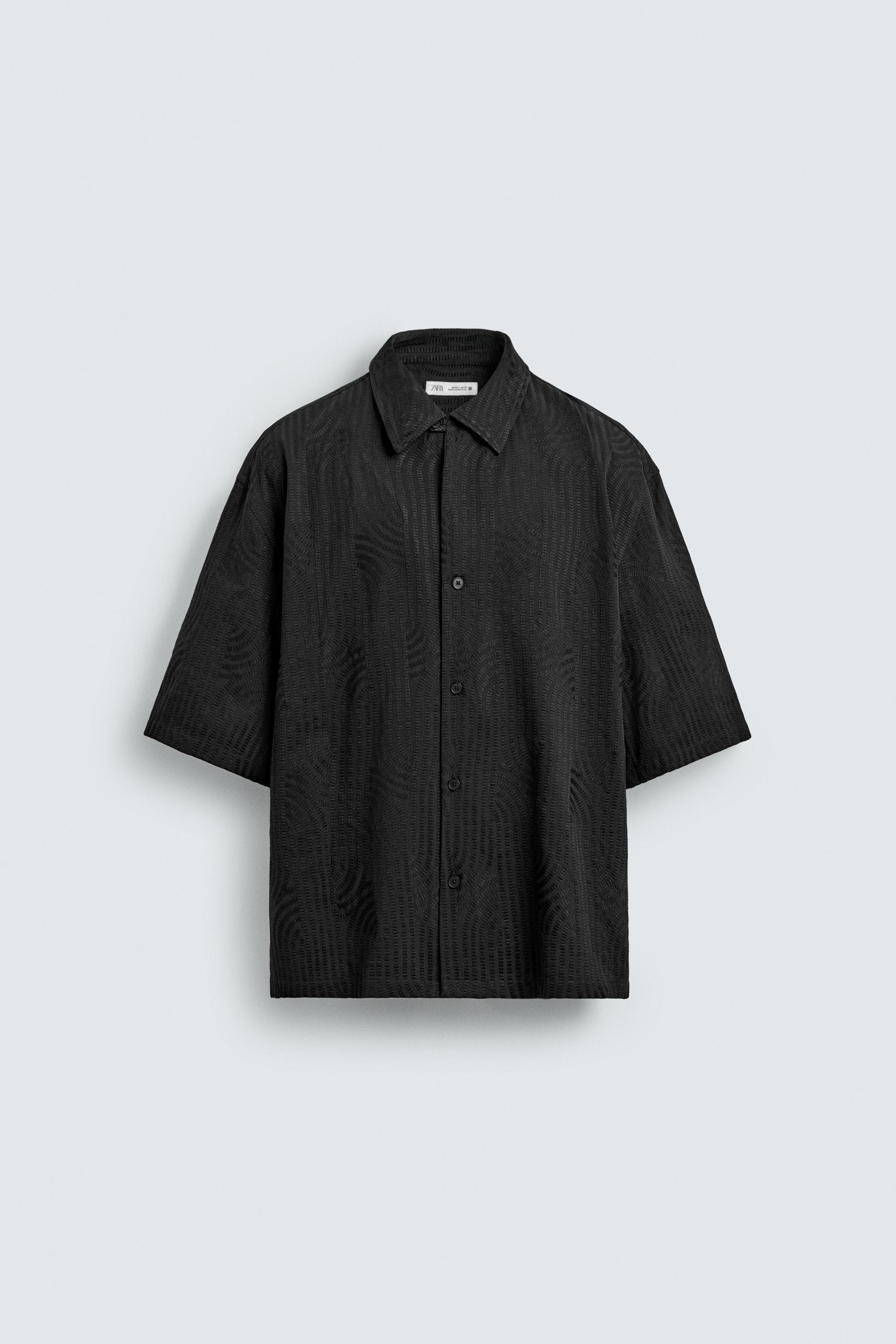 EMBROIDERED JACQUARD SHIRT